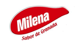 Logo Jamones Milena. Empresa que utiliza Software ERP Alimentación